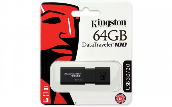 USB Kingston 64GB DataTraveler 100 G3