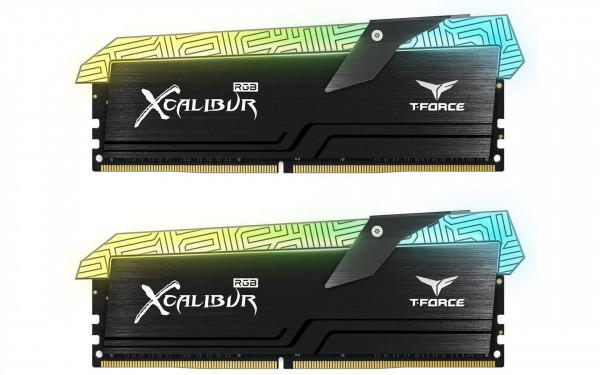 RAM TEAMGROUP T-Force Xcalibur RGB 16GB (8GBx2) Bus 3600 CL18 Black DDR4