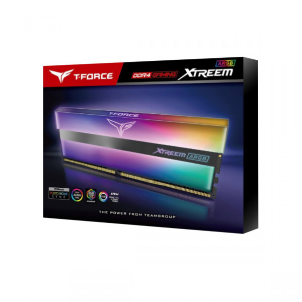 RAM TEAMGROUP T-Force Xtreem ARGB 16GB (8GBx2) Bus 4000 CL18 Black DDR4