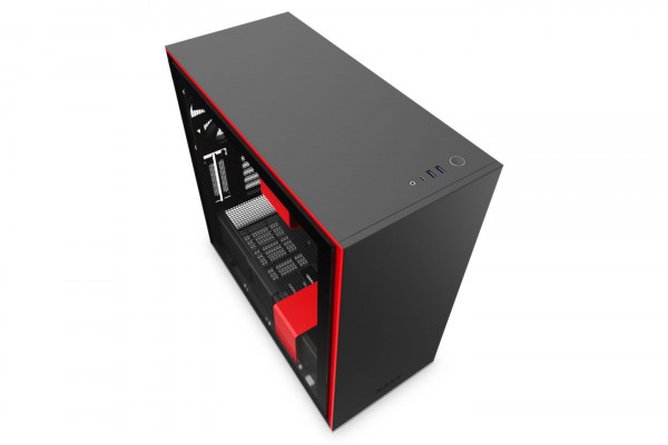 Vỏ Máy Tính NZXT H710 Matte Black/Red