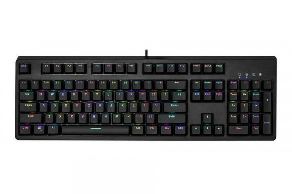 Bàn phím cơ Edra EK3104 RGB V2 Blue/Brown/Red Switch (USBC/đen/Edra sw)