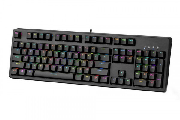 Bàn phím cơ Edra EK3104 RGB V2 Blue/Brown/Red Switch (USBC/đen/Edra sw)