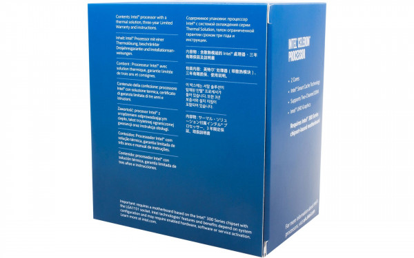 CPU Intel Celeron G4900 (2 nhân 2 luồng | 3.10 GHz | 2MB Cache)