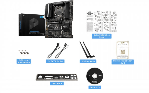 Mainboard MSI Z590 PRO WIFI