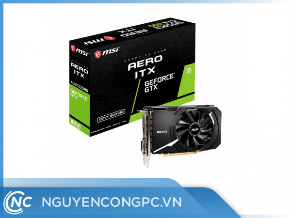 Card Màn Hình MSI GeForce GTX 1650 D6 AERO ITX OCV1