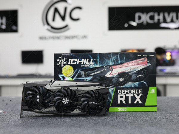 Card Màn Hình INNO3D GEFORCE RTX 3060 ICHILL X3 RED 12GB