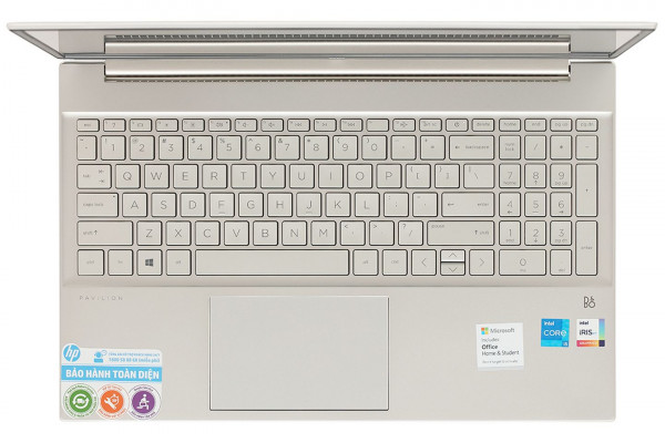 Laptop HP Pavilion 15 eg0070TU 2L9H3PA (i5-1135G7/RAM-8GB/SSD-512GB/15.6Inch/FHD/Vàng/Win10H)