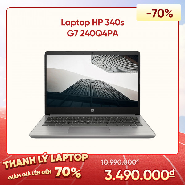 Laptop HP 340s G7 240Q4PA (i3-1005G1/ 4GB/ 256GB SSD/ 14.0