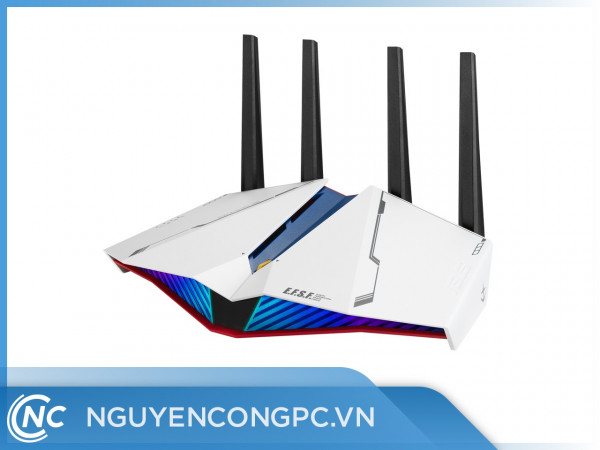 Bộ phát WIFI Router ASUS RT-AX82U GUNDAM Edition - Bộ định tuyến chơi game AX5400 WiFi 6 băng tần kép