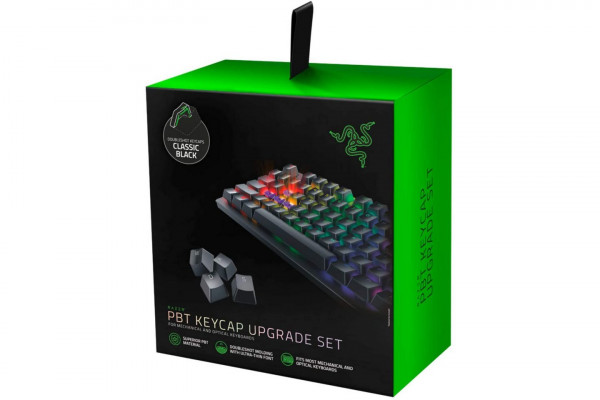 Razer PBT Keycap Upgrade Set - Classic Black