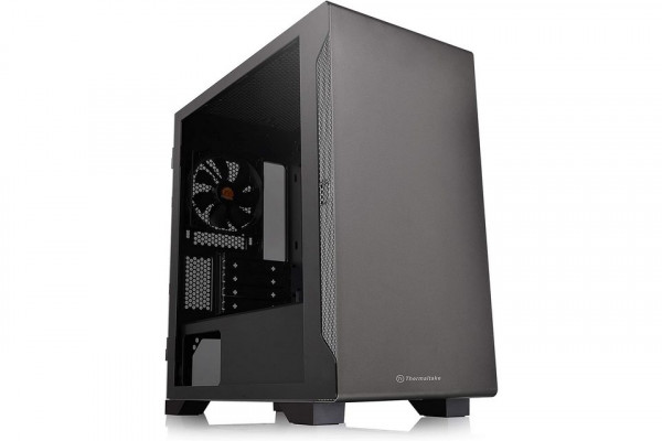 Vỏ Case Thermaltake S100 Tempered Glass Micro Chassis Black