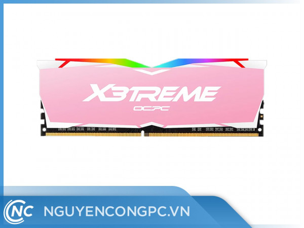 RAM OCPC X3TREME RGB AURA 8GB (1x8GB) Bus 3200 C16 DDR4 Pink