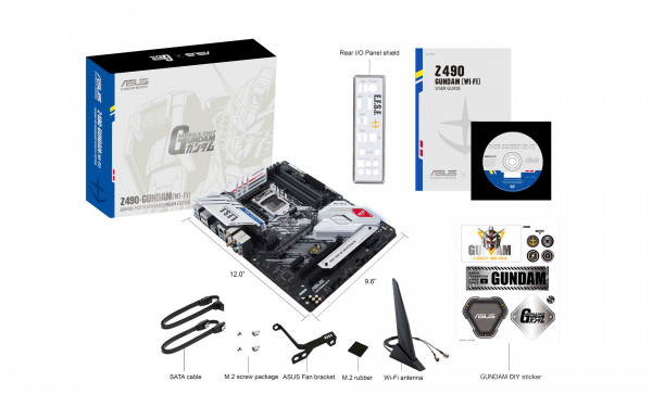 Mainboard ASUS Z490 GUNDAM WI-FI
