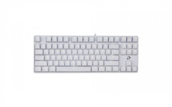 Bàn phím cơ Gaming DAREU EK87 WHITE (ICE-BLUE LED, Blue/ Brown/ Red D switch)