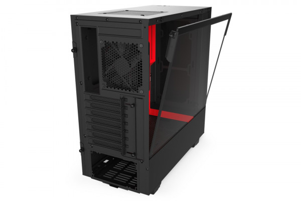 Vỏ Máy Tính NZXT H510 Matte Black Red