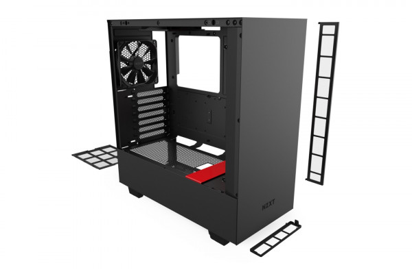 Vỏ Máy Tính NZXT H510 Matte Black Red