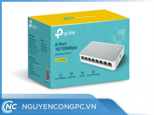 Bộ Chia Switch TP-Link TL-SF1008D (8 Port/10/100Mbps)
