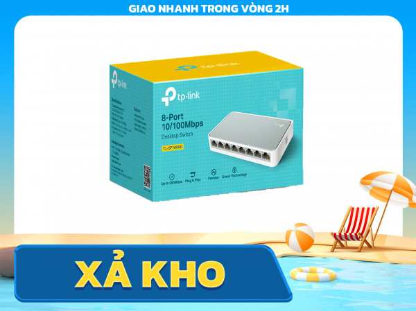 Bộ Chia Switch TP-Link TL-SF1008D (8 Port/10/100Mbps)