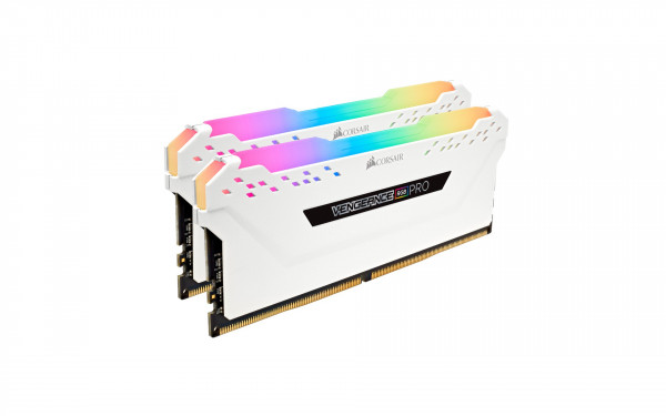 Ram Corsair Vengeance RGB PRO WHITE Heat spreader 8G (8GB x 1) DDR4 3000Hz