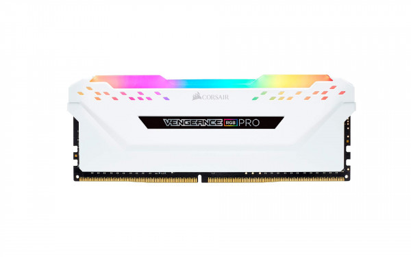 Ram Corsair Vengeance RGB PRO WHITE Heat spreader 8G (8GB x 1) DDR4 3000Hz