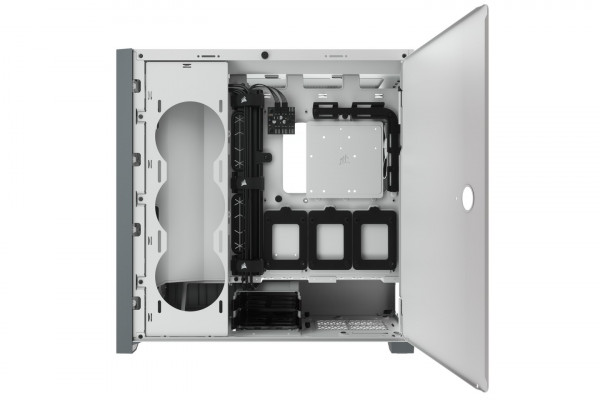Vỏ Case Corsair 5000D White Tempered Glass