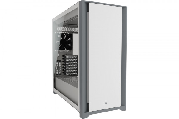 Vỏ Case Corsair 5000D White Tempered Glass
