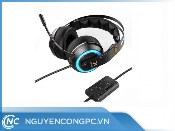 Tai nghe Xiberia T19 cao cấp 7.1 Sound LED lighting - ĐEN