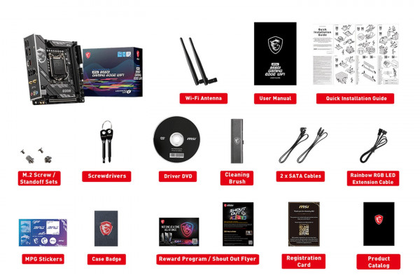 Mainboard MSI MPG B560I GAMING EDGE WIFI