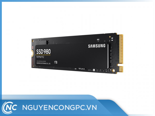 Ổ Cứng SSD Samsung 980 1TB (3500 MB/s, 3000 MB/s, M.2 PCIe, 2280, Gen 3x4, MLC)