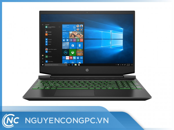 Laptop HP Pavilion Gaming 15-ec1054AX 1N1H6PA (Ryzen5-4600H/8GB/1TB-HDD+128GB-SSD/15.6-FHD-144Hz/GTX1650/Win 10/Black)