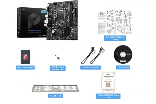 Mainboard MSI H510M-A PRO