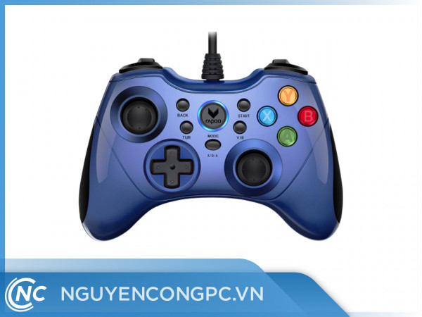 Tay Cầm Chơi Game Rapoo V600 Màu Xanh
