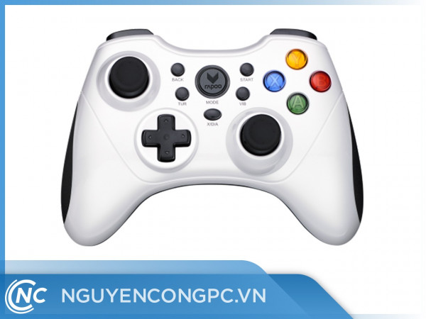 Tay Cầm Chơi Game Không Dây Rapoo V600S Màu Trắng