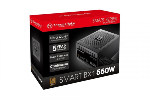 Nguồn Thermaltake Smart BX1 550W (80 PLUS Bronze/Active PFC)