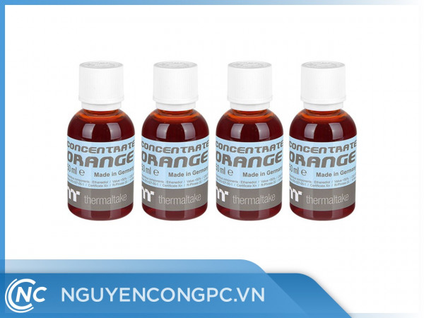 Nước Làm Mát Thermaltake TT Premium Concentrate - Màu Da Cam (Gói 4 chai)