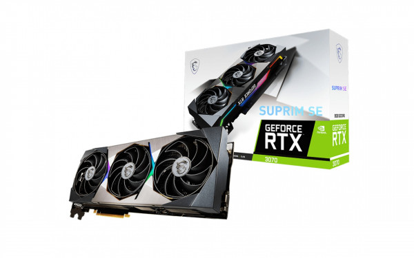 Card màn hình MSI GeForce RTX 3070 SUPRIM SE 8G