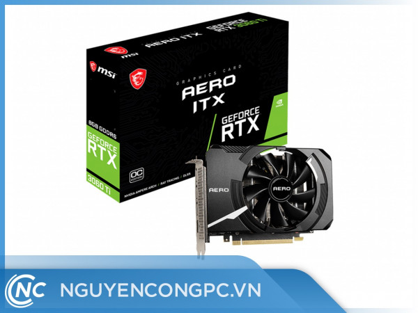 Card đồ họa MSI GeForce 3060 Ti AERO ITX