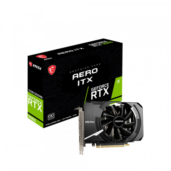Card đồ họa MSI GeForce RTX 3060 AERO ITX 12G OC