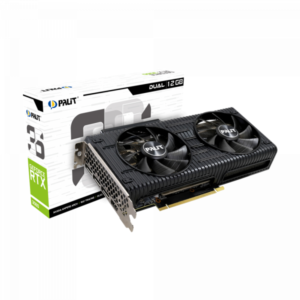 Card Màn Hình Palit GeForce RTX 3060 Dual 12G (LHR)