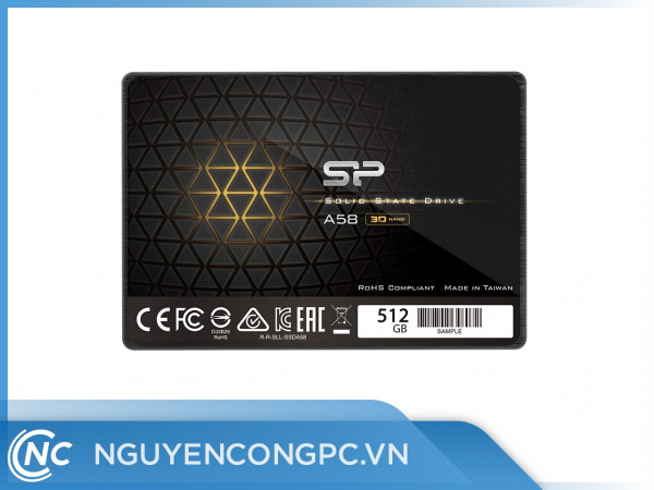 Ổ cứng SSD Silicon Power A58 512GB (SATA III/2.5 inch)