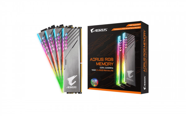 Ram Gigabyte AORUS RGB Memory 16GB (2x8GB) 3200MHz (With Demo Kit / Bạc)