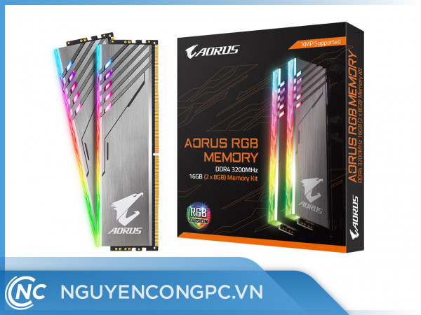 Ram Gigabyte AORUS RGB Memory 16GB (2x8GB) 3200MHz