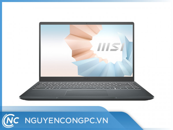 Laptop MSI Modern 14 B4M 290VN (Ryzen 3-4300U/ 8GB/ 256GB/ AMD Radeon/ 14.0 inch FHD/ Win 10/ Xám)