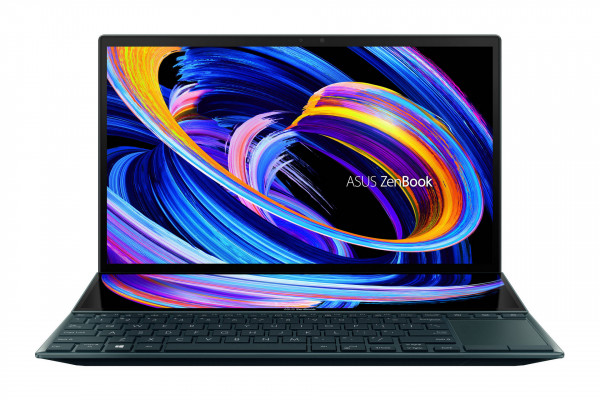Laptop ASUS ZenBook Duo 14 UX482EG-KA166T (i5-1135G7/8GB/512GB/MX450-2GB/14inch-FHD/Touch/Win10/Xanh)