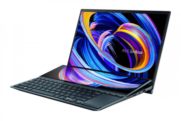 Laptop ASUS ZenBook Duo 14 UX482EG-KA166T (i5-1135G7/8GB/512GB/MX450-2GB/14inch-FHD/Touch/Win10/Xanh)