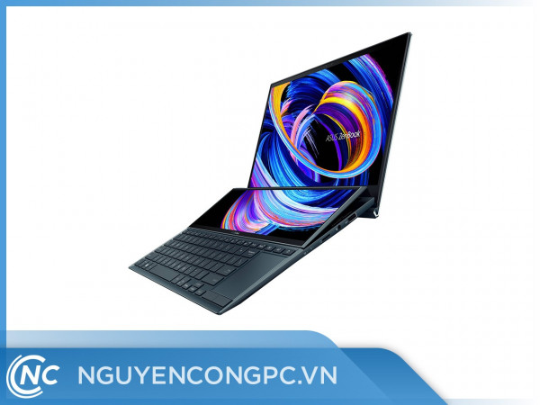 Laptop ASUS ZenBook Duo 14 UX482EG-KA166T (i5-1135G7/8GB/512GB/MX450-2GB/14inch-FHD/Touch/Win10/Xanh)