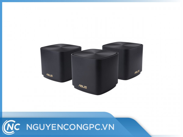 Bộ phát WIFI Router ASUS ZenWiFi AX Mini XD4 (W-3-PK) - Đen