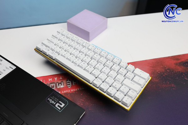 Bàn Phím Cooler Master SK620 Silver White Blue Switch