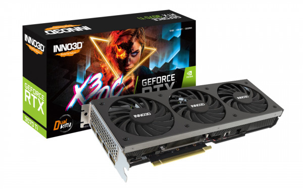 Card màn hình INNO3D Geforce RTX 3070 Ti X3 OC