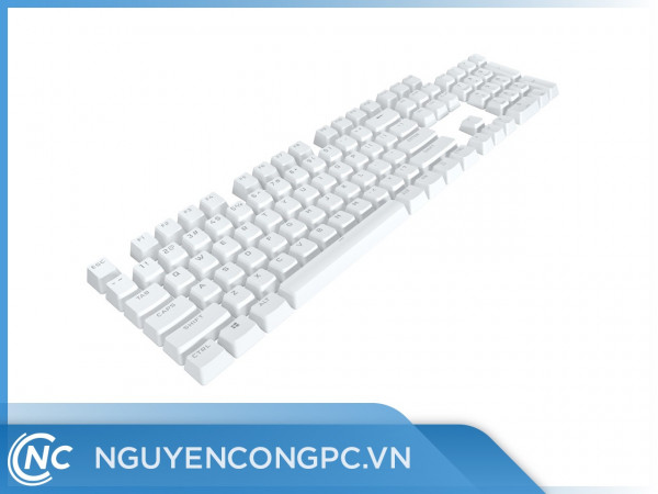Bộ nút thay thế Corsair Keycap PBT Double-Shot PRO Arctic White